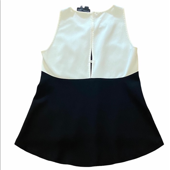 SACHIN & BABI**Leather Colorblock Top**Size 0 $449 - Picture 2 of 2